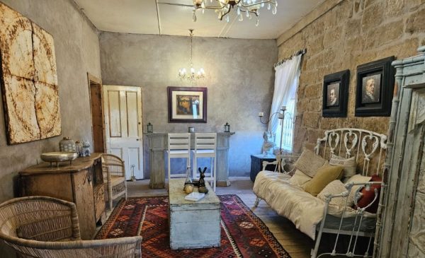 The lounge area at Love Story Guesthouse in Paul Roux