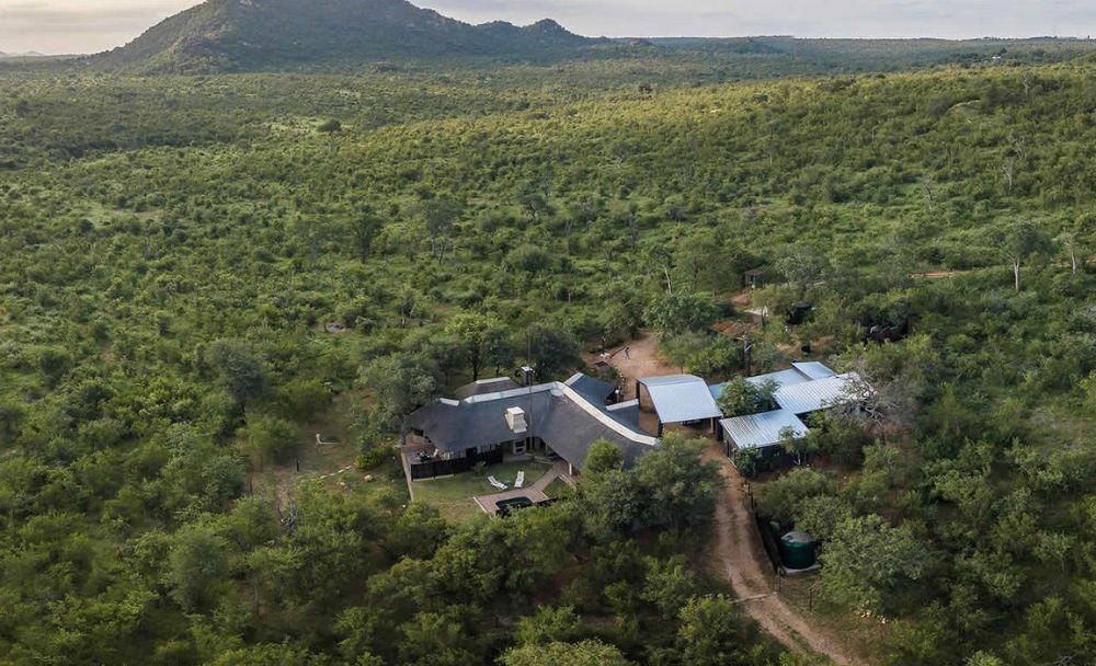 Aerial view of Mutsami Private Bush Lodge in Phalaborwa