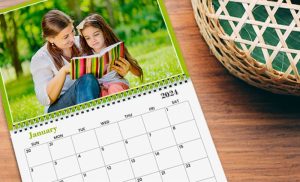 A personalized A4 calendar from Prints-Ta-Go available for nationwide delivery