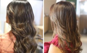 A collage of women after having their hair dyed at BG Aesthetics in Durban North
