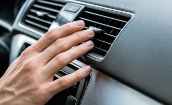 A stock photo of a car's aircon