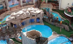 The aquadome from Emerald Resort & Casino in Vanderbijlpark