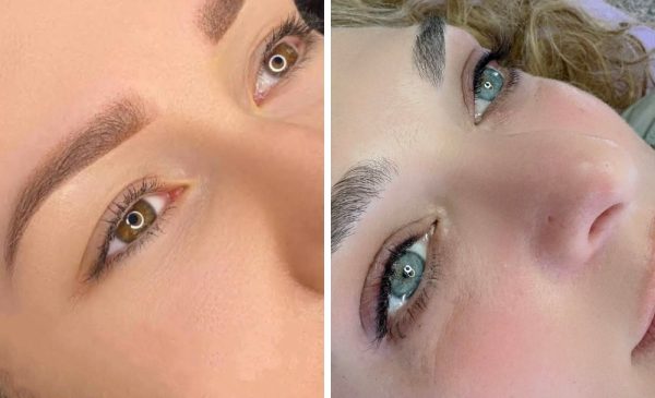 A collage of women after permanent makeup application sessions at at Mind, Body & Spirit in Chartwell