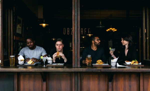 Burgers and Waffles for 2 at Obz Café.