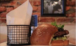 Burgers and Waffles for 2 at Obz Café.