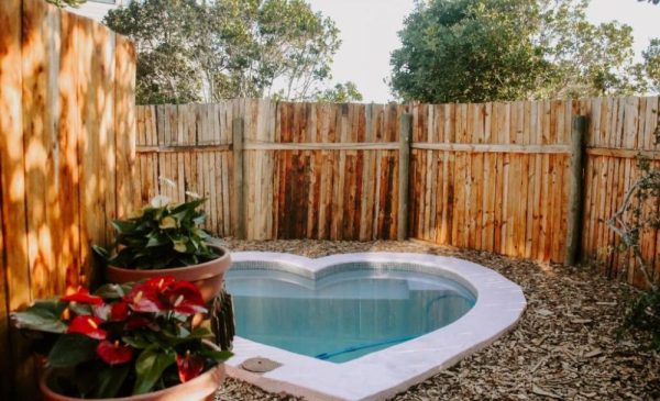 The pool at the treehouse villa from Treedom Villas and Vardos in Wilderness