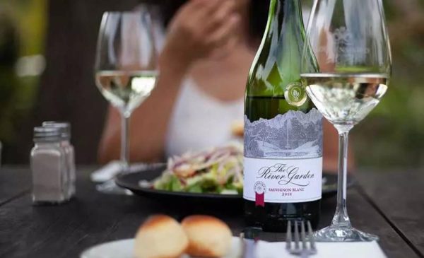 A person wine tasting at Lourensford Estate in Somerset West