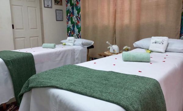 A treatment area at Zuzu Wellness Centre in Musgrave