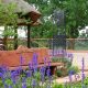 The garden at the Valverde Eco Hotel in Lanseria