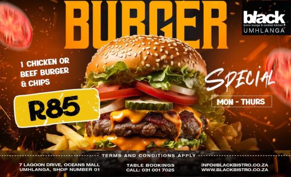 Burger and chips special in Umhlanga Rocks - Image 2