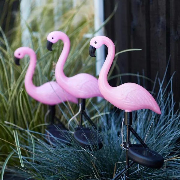 Flamingo Garden LED Stake Solar Powered Decorative Light_3