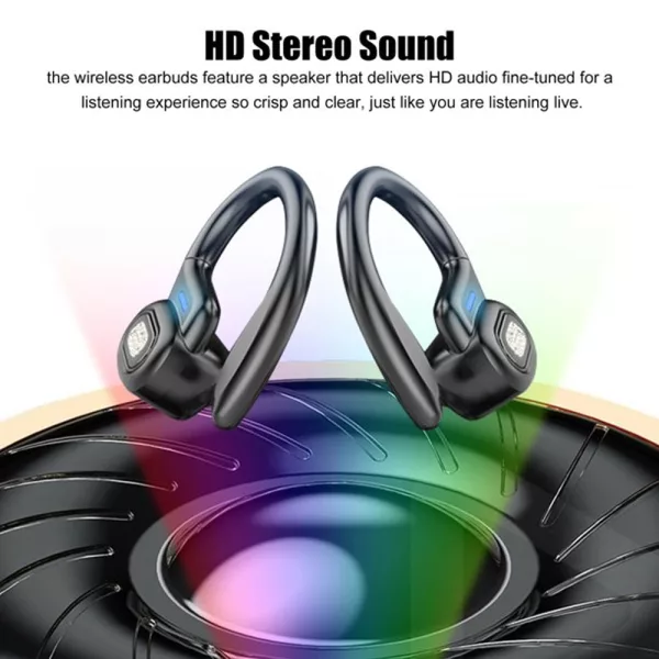 VV2 TWS Wireless Touch Control Sports Earphones- USB Charging_4