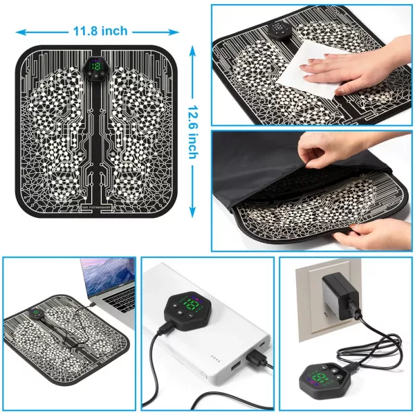 6-in-1 USB Rechargeable Reflexology EMS Foot Massager_5