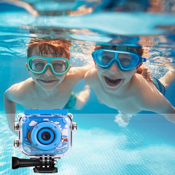 180° Rotation 1080P HD Kids Action Camera-USB Charging_4