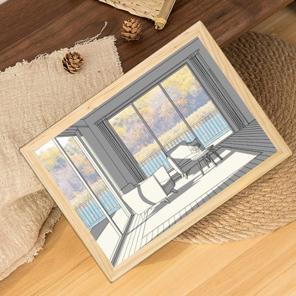 LED Light Painting Modern Decorative Night Light USB Plugged- in_4