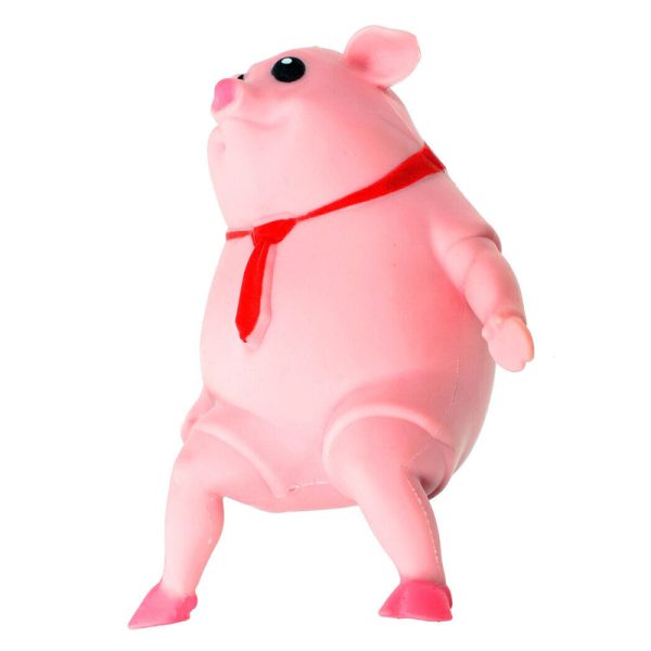 Stress Relief Animal Toy Figure Stretchable Decompression Toy Pig_4