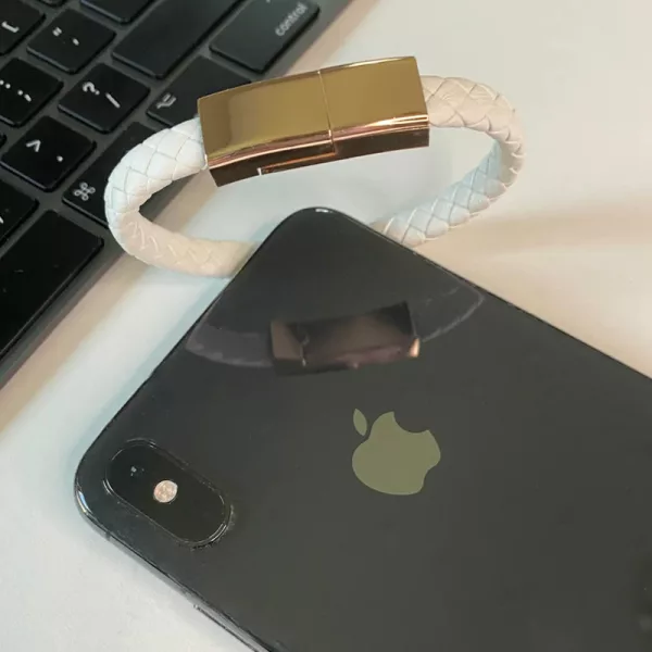 Single Head Magnetic Latching Fast Charging Bracelet Cable_8