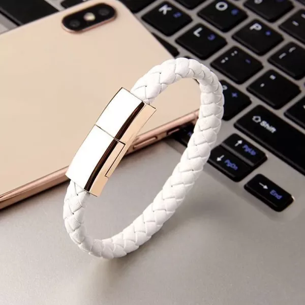 Single Head Magnetic Latching Fast Charging Bracelet Cable_5