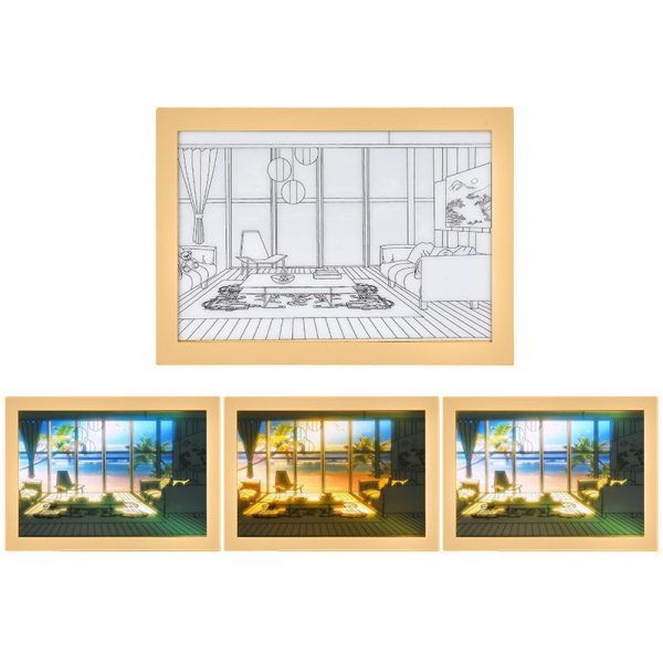LED Light Painting Modern Decorative Night Light USB Plugged- in_9