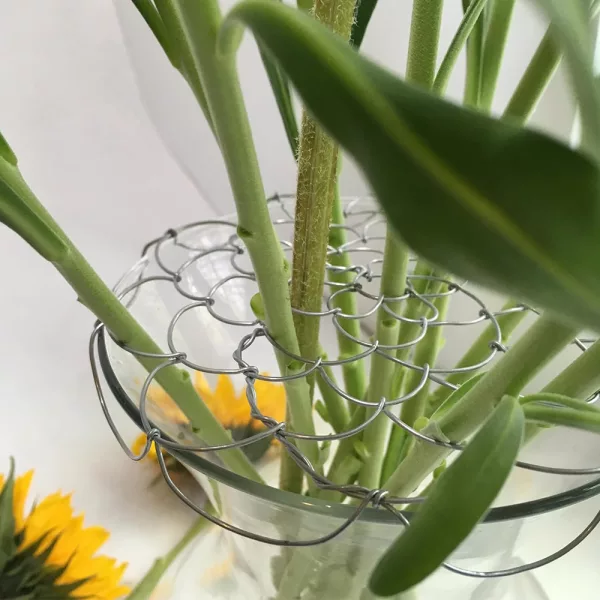 3 Pack Wire Flower Arranging Tool Reusable Bendable Flower Grid_9