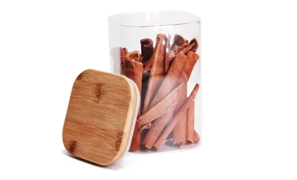 Bamboo Lid Glass Jar - Image 4