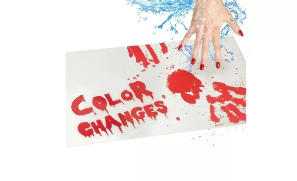 PVC Color Changing Quick-Absorbing Halloween Theme Bathroom Mat