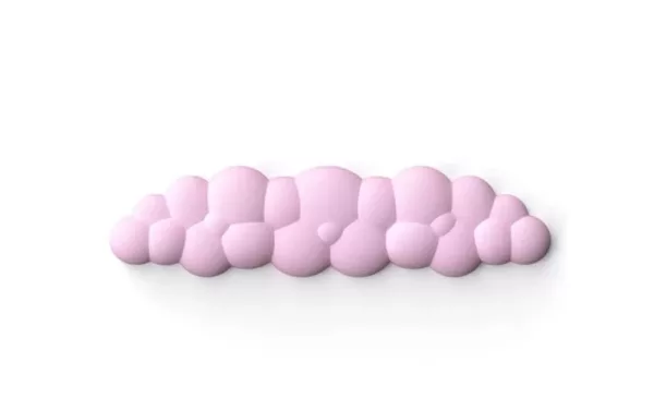Breathable memory foam wrist rest