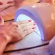 express mani with gel