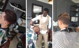 A Men's Haircut & Beard Facial Wax in Pretoria