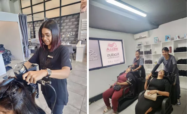 Hair wash and set with nourishing treatment in Durban - Image 2