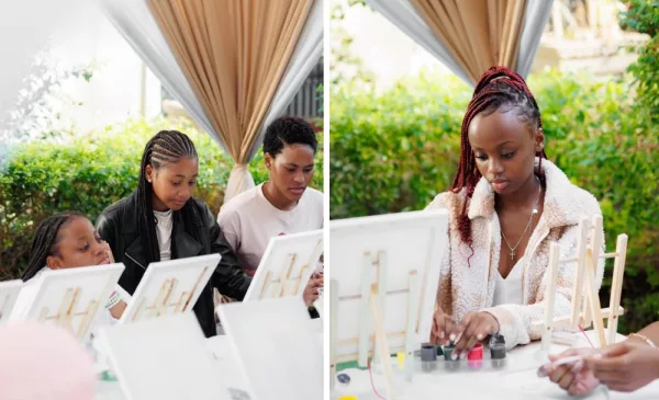 Unwind in Good Company with a Sip & Paint Session and a Spa Treatment for 4 - Image 2