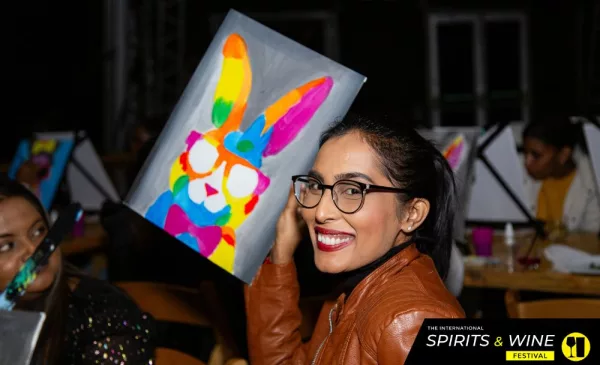 Sip and Paint at the International Spirits and Wine Festival- 8 November