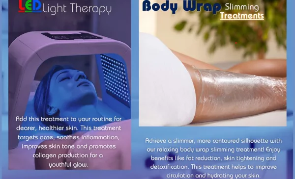 Slim Down with a Body Wrap and LED Light Therapy