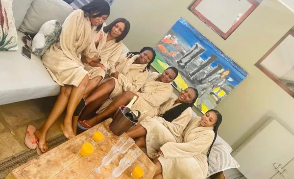 A 3-Hour Sip & Paint Session with a Spa Treatment for a Group of 4 - Image 2