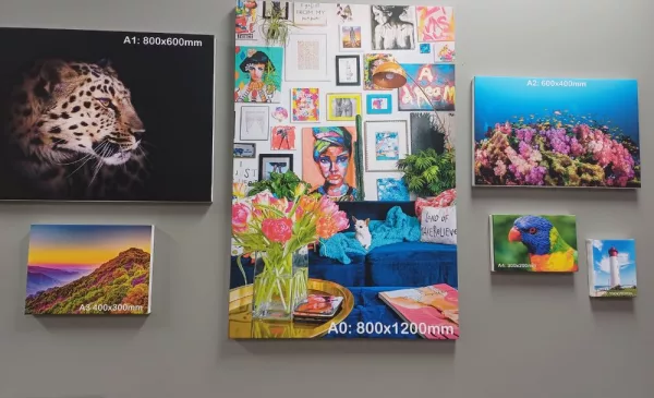 Display Precious Memories or Artworks with a Pair of A5 Canvas Prints - Image 2